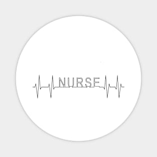 Nurse ecg funny gift Magnet